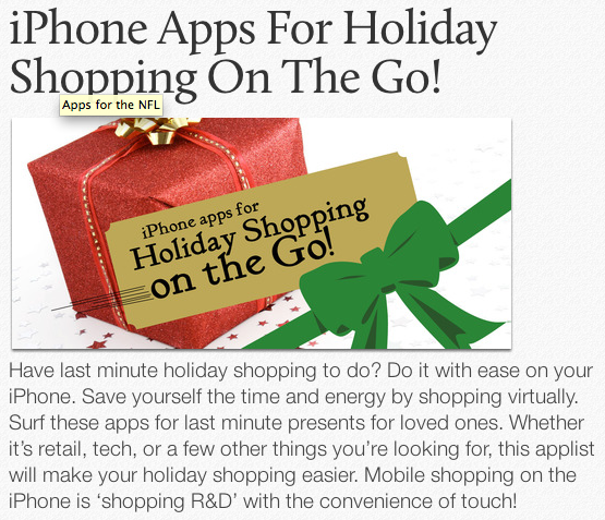 Screen Shot 2012 11 20 at 2.07.48 PM 6 Choice Holiday Shopping App Lists